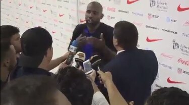 Felipe Baloy se molesta con periodista de 'La Prensa'