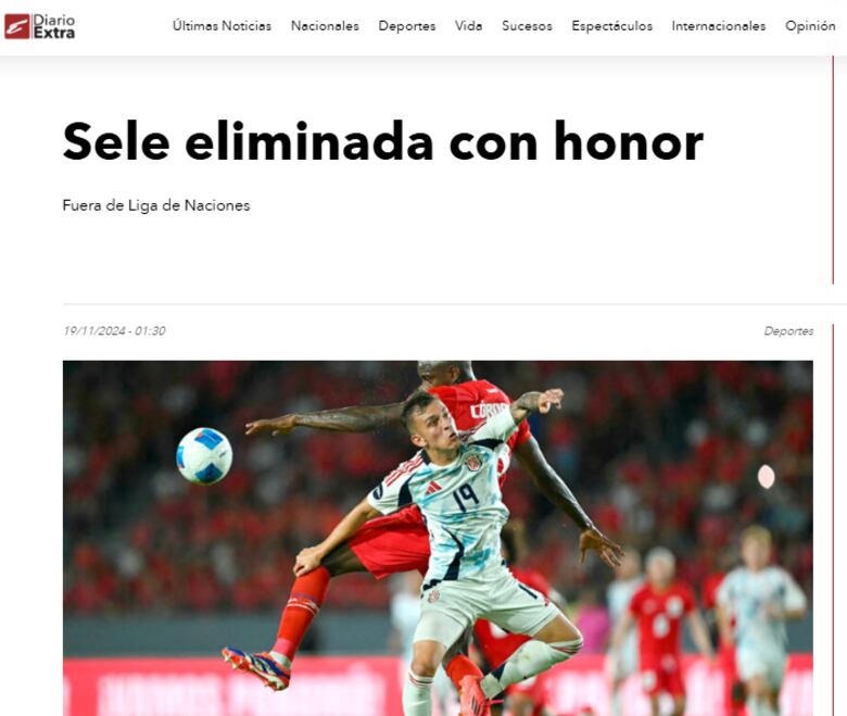 Así reaccionaron los medios ticos tras la eliminación ante Panamá