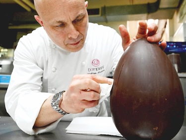 Arte en huevos de Pascua