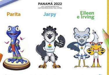 Último día para votar por su mascota favorita para los Juegos Panamá 2022
