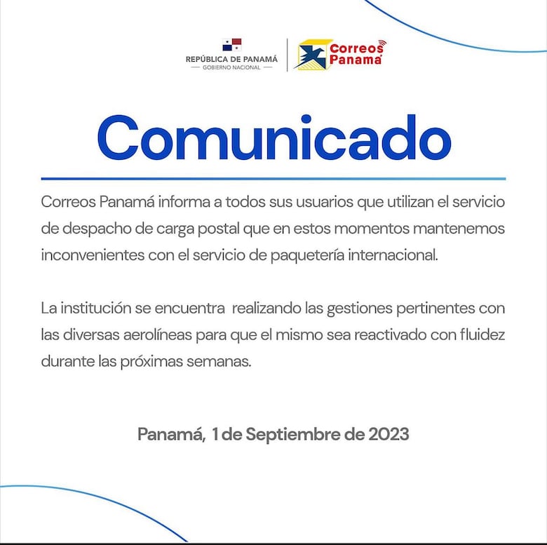 Persisten problemas con el servicio de los Correos Nacionales