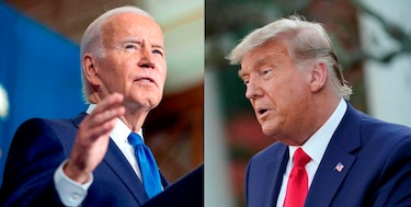 Biden y Trump se verán las caras en un encuentro rumbo a la Casa Blanca