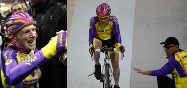 Centenario que recorrió 22 kilómetros en bicicleta sigue entrenando