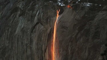 ‘Cascada de fuego’, gran atracción en el parque Yosemite