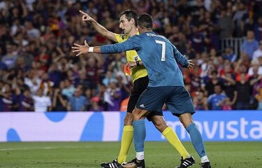 Cristiano Ronaldo fue suspendido por cinco partidos