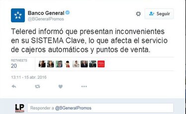 Reparan sistema Telered; cajeros y puntos de venta fallaron durante una hora