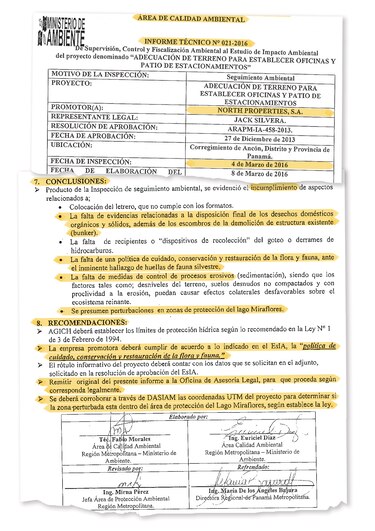 ACP advierte de posible daño al agua del lago Miraflores