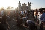 Marcha para pedir renuncia del presidente de Guatemala