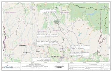 Catorce empresas interesadas en el proyecto de rehabilitación de la carretera David–Boquete