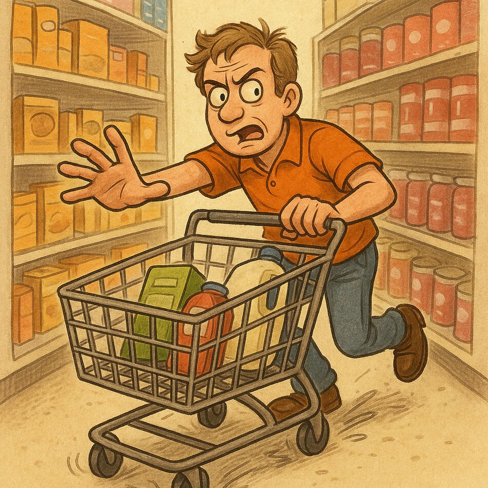 ¡Cuidado con el carrito!