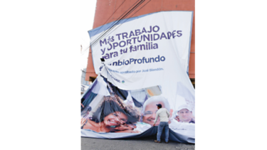 Retiran la propaganda