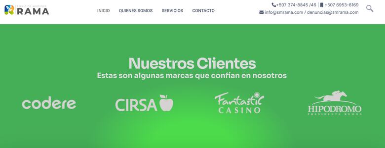 Casinos, el hipódromo, los corredores... los otros clientes de la empresa ligada a Rico Pineda