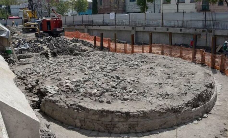 Descubren templo circular prehispánico en Ciudad de México