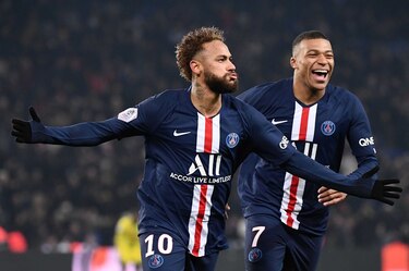 Mbappé y Neymar dan un triunfo sin brillo al PSG ante el Nantes