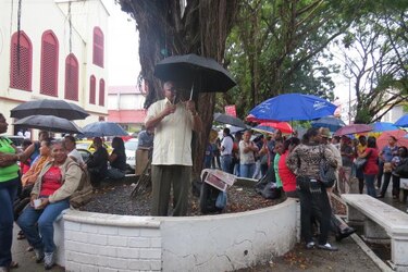 Docentes protestan en Chiriquí, Herrera y Colón