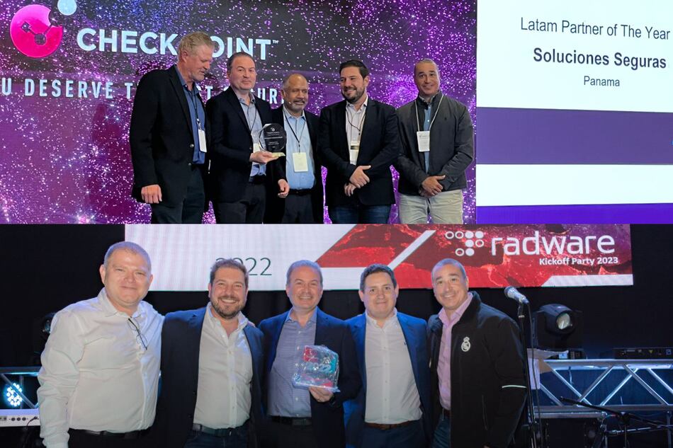 Soluciones Seguras fue doblemente premiada como Mejor Socio del Año en Latinoamérica