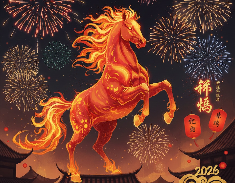 El caballo de fuego: el Año Nuevo Chino se celebrará a partir del 17 de febrero de 2026