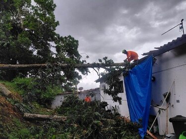Emergencias por lluvias dejan viviendas afectadas y vías obstruidas en tres provincias