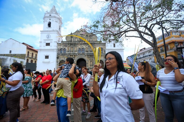 Un Domingo de Ramos en el Casco Antiguo de ciudad de Panamá
