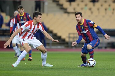 Athletic gana al Barça y se lleva la Supercopa; Messi es expulsado