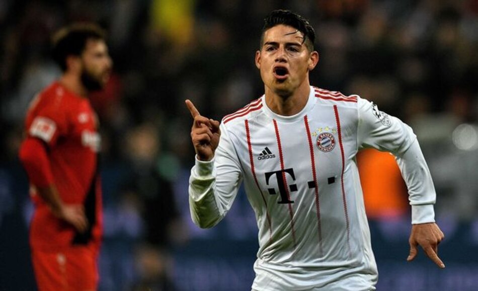 Bayern Múnich gana y James se luce
