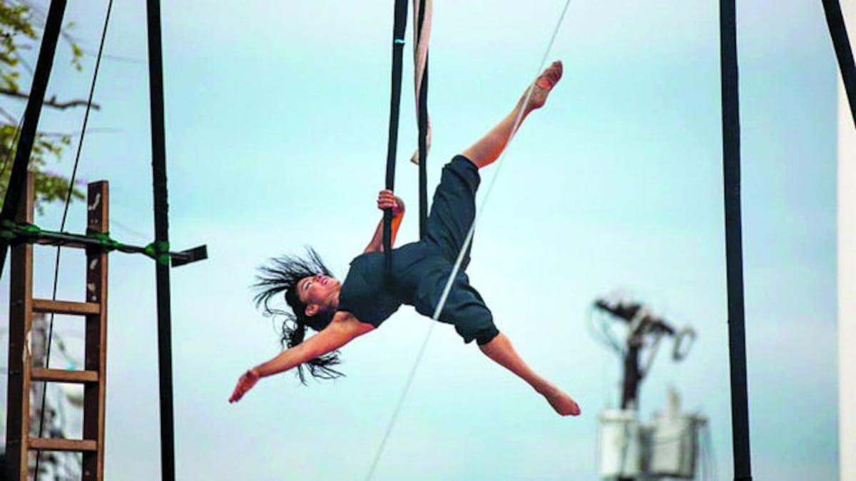 La Tribu Performance ganó el Fondo Iberescena con ‘Pisando as Nuvens’ en 2015, ‘Cayendo volando’ en 2016, y ‘Volar en la ciudad’ en 2017. CORTESÍA