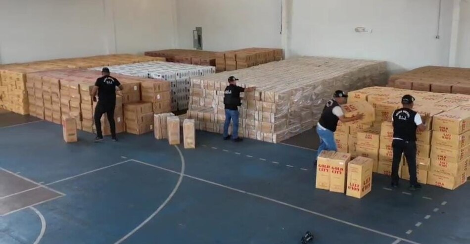 Decomisan 15 millones de cigarrillos valorados en $2 millones