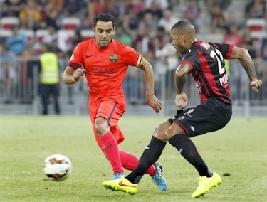Barcelona empata con el Niza; Xavi Hernández fue el mejor