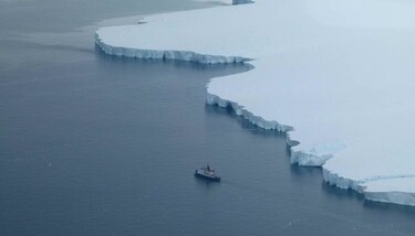 ¿Cuándo y dónde se formó la capa de hielo antártica actual?