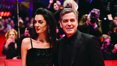 Encuentro entre los Clooney y Ángela Merkel