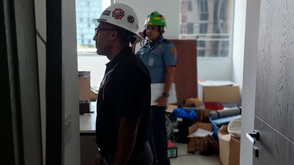 Fiscalía y peritos dan inicio a las pruebas de hermeticidad en el PH Urbana