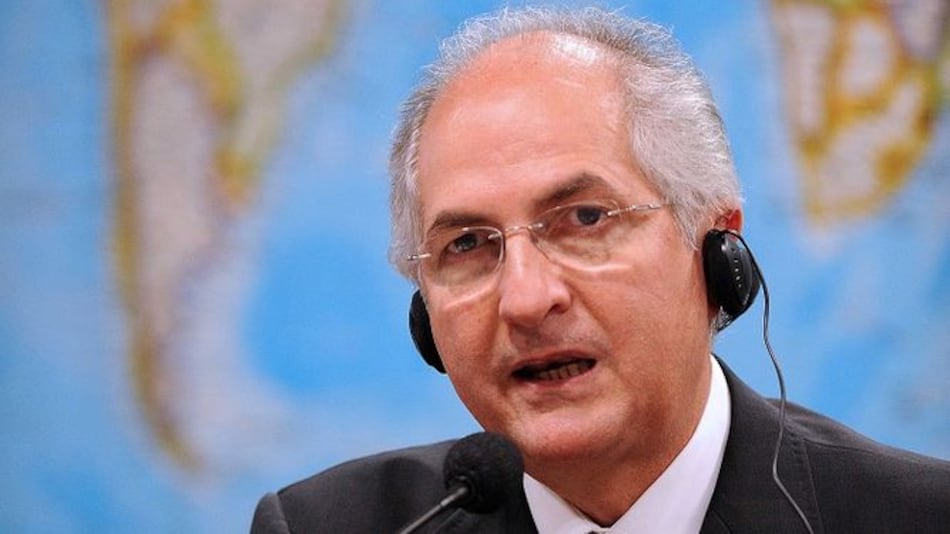 Opositor venezolano Antonio Ledezma vuelve a quedar en prisión domiciliaria