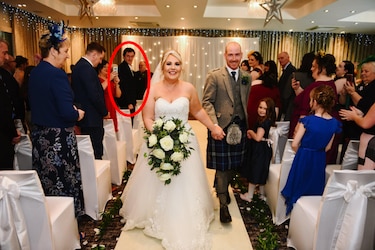 Resuelven el misterio del intruso que se coló en una boda y mantuvo desconcertados a los novios durante cuatro años