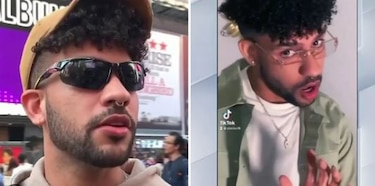 Imitador de Bad Bunny causa euforia entre seguidores del artista en el sur de California
