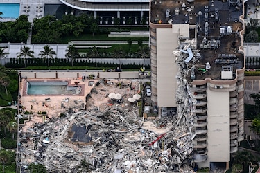 Son ya 79 los muertos por derrumbe de edificio en Florida y aparece un gato