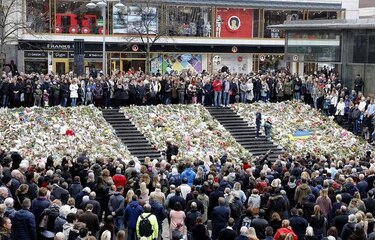 Suecia guarda un minuto de silencio por víctimas de ataque