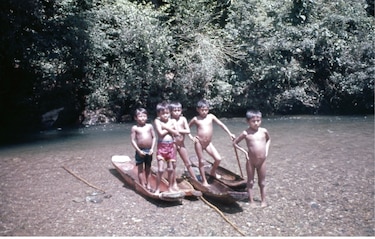 El sáhila Leónidas Brenes y la represa de Bayano, 1970