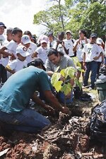 Sendero, árboles y un nuevo hogar