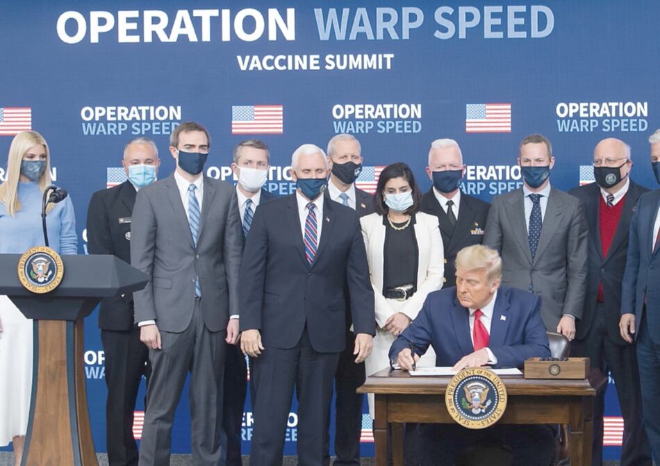 Trump prioriza la entrega de vacunas a Estados Unidos con un decreto