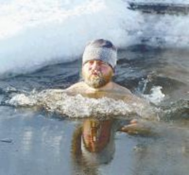 Agua helada para el cuerpo y el espíritu