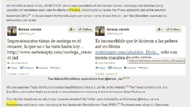 Gobierno de Martinelli espió con equipo italiano