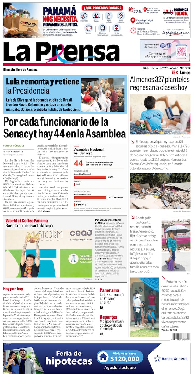 Portadas La Prensa