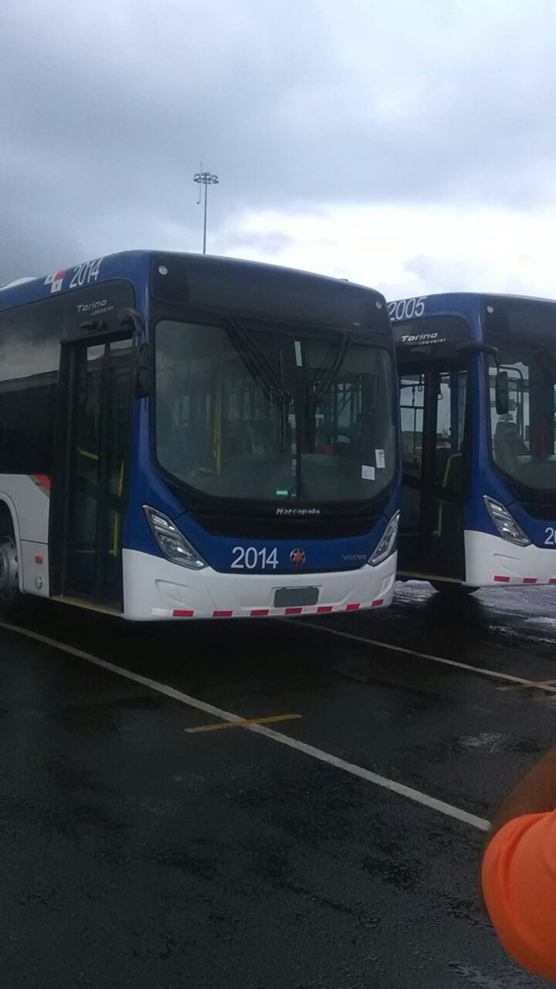 Llegan las nuevas unidades de Metro Bus a Panamá