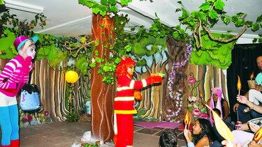 Tres espectáculos en un escenario
