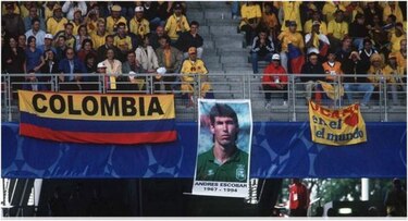 Colombia vive la euforia mundialista recordando a Andrés Escobar