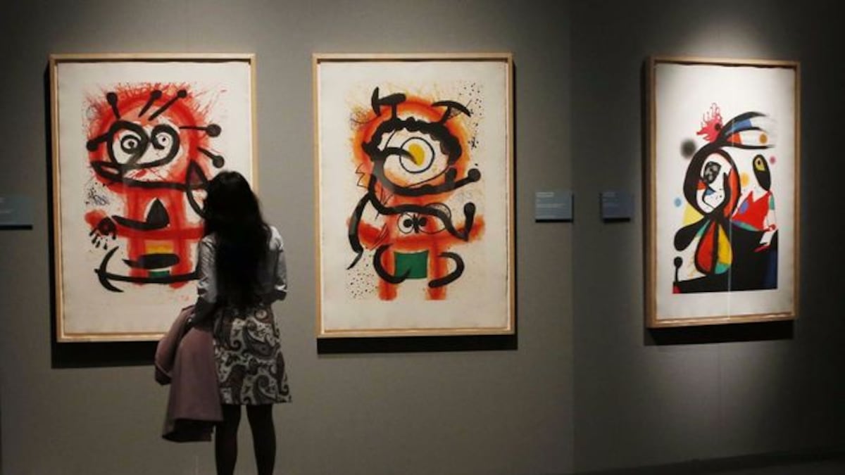 Inauguran exposición de Joan Miró en Milán