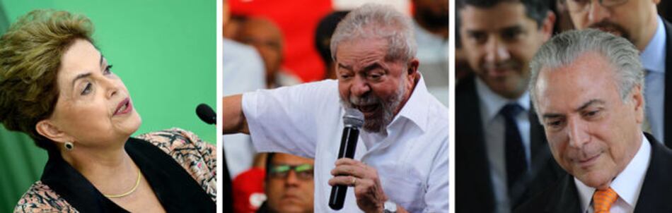 Corte Suprema incluye menciones a Rousseff, Lula y Temer en investigación sobre Petrobras