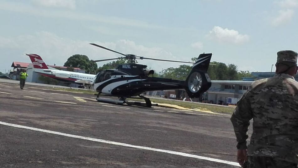 Helicóptero ligado a los Martinelli llegó a Panamá