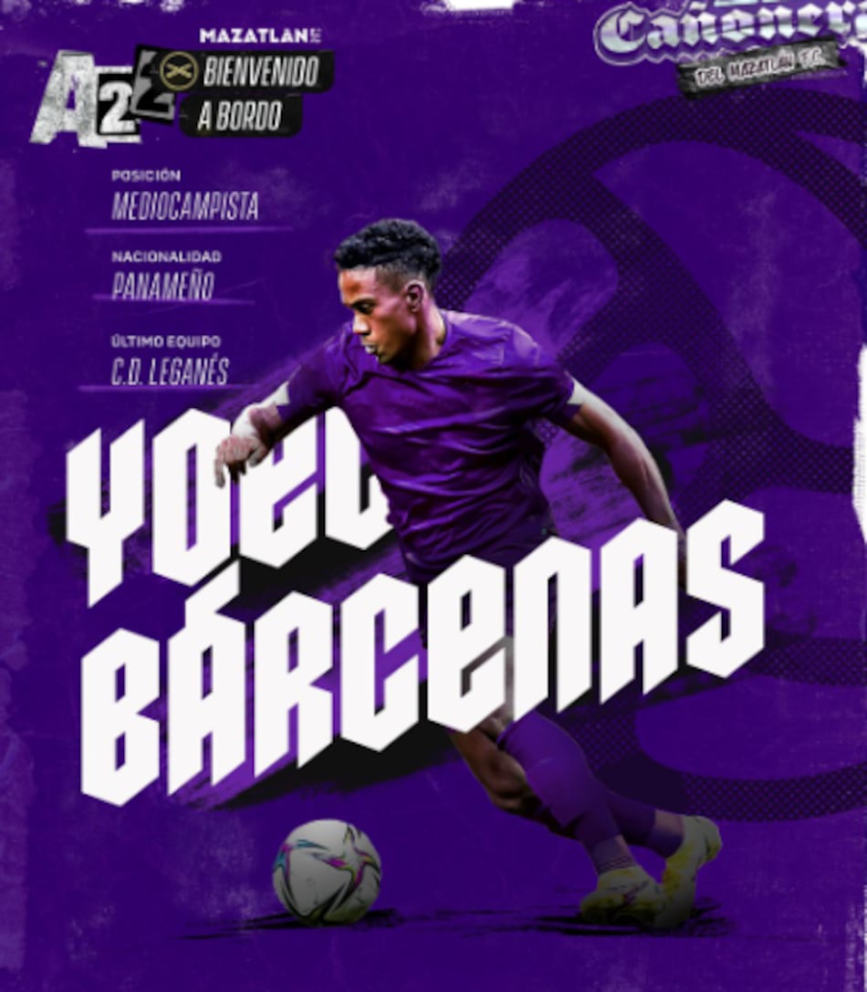 El panameño Edgar Yoel Bárcenas ficha por el Mazatlán de México