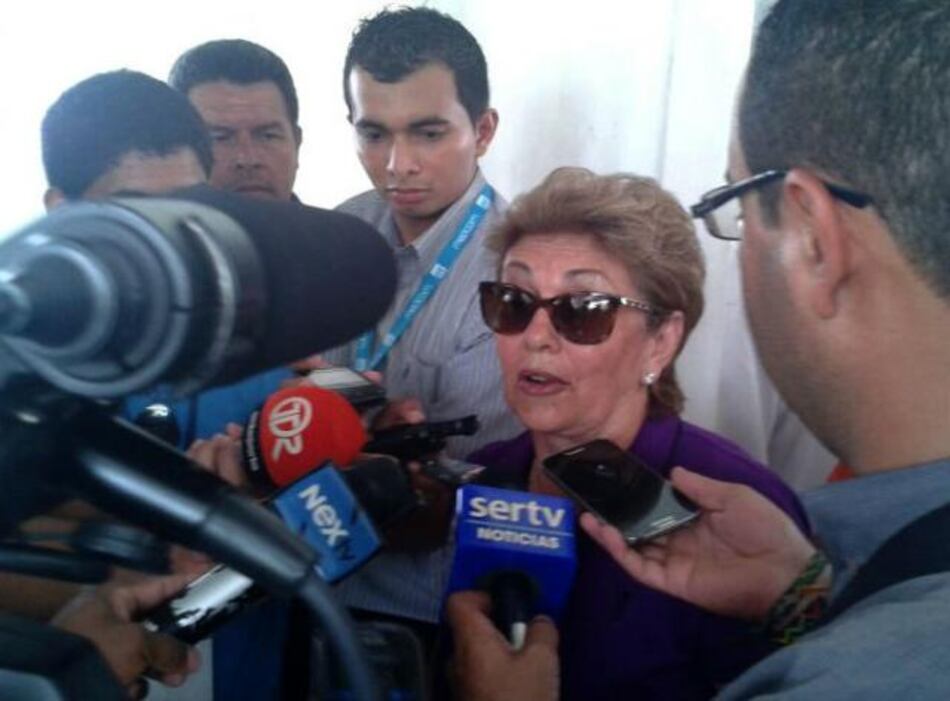 Mireya Moscoso anuncia apoyo a José Domingo Arias